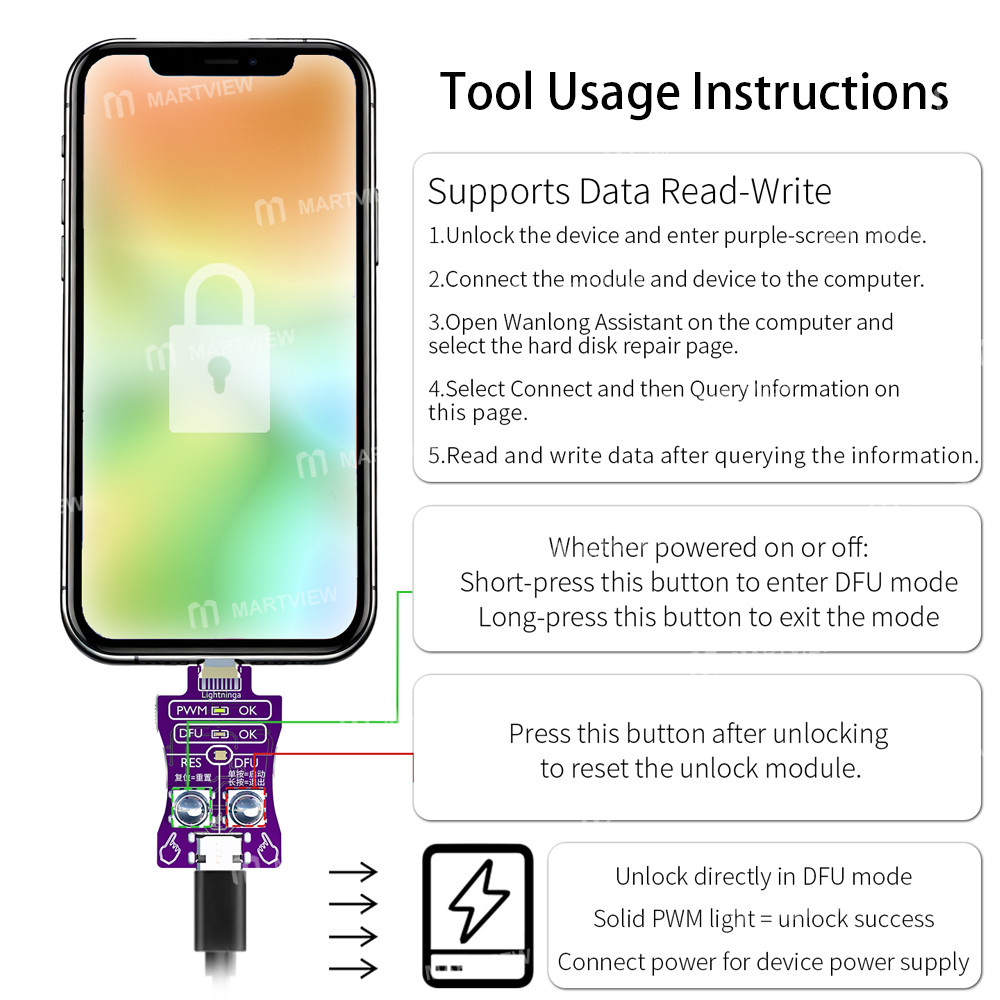 wl gen-2-unlocking-auxiliary-hardware-for-iphone-ipad-enter-purple-screen-dfu-mode-or-engineering-mo