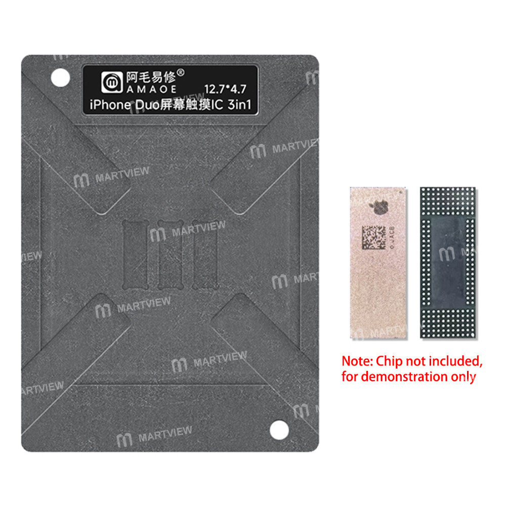 amaoe 012mm-3-in-1-screen-touch-ic-bga-reballing-stencil-platform-set-for-iphone-duo-3
