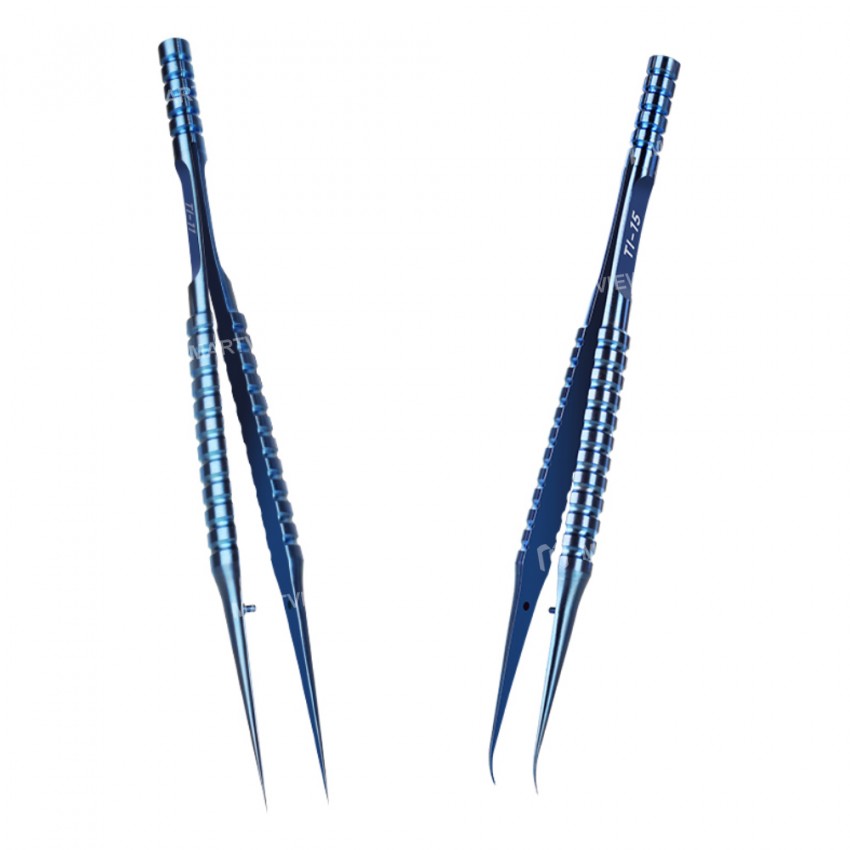 Mechanic Titanium Alloy Precise Anti Magnetic Tweezers Suitable for Circuit Flying Line Microphone M
