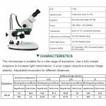 BST-X5 7-45X Continuous Zoom Binocular Stereo Microscope for Watching CPU Motherboard Chip PCB Solde