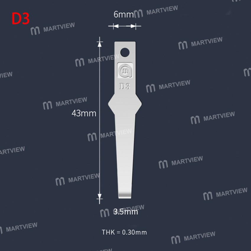Amaoe D Series Non-slip Hand Grinding Scraping Glue Blades for Mobile Phone Motherboard
