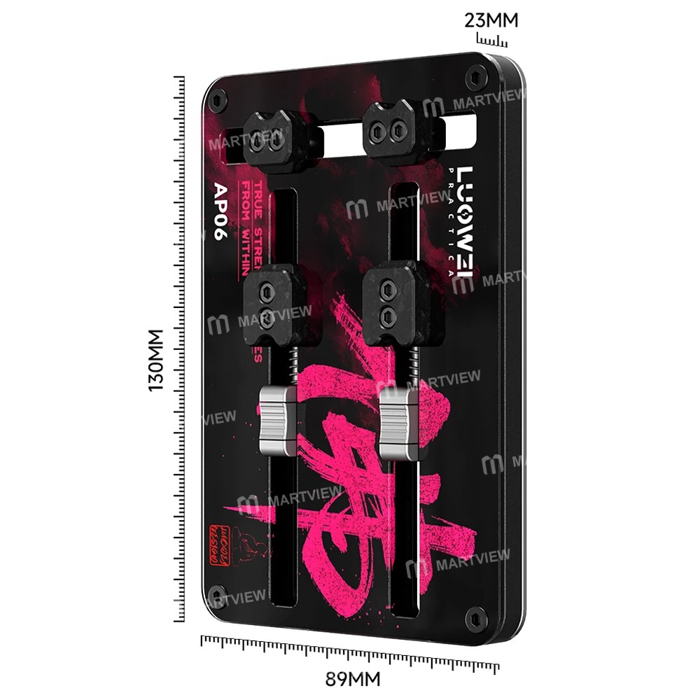 luowei lw-ap06-tempered-insulating-glass-two-axis-motherboard-repair-fixture-7