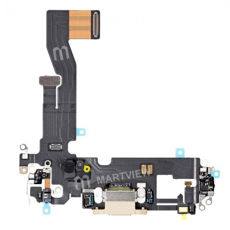 Replacement usb charging flex cable for iPhone 12 12 pro gold