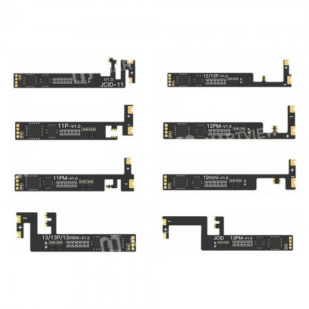 JCID iPhone 11 to 13Pro Max Built-in Integrated Battery Repair Row Cable for JC V1SE Programmer