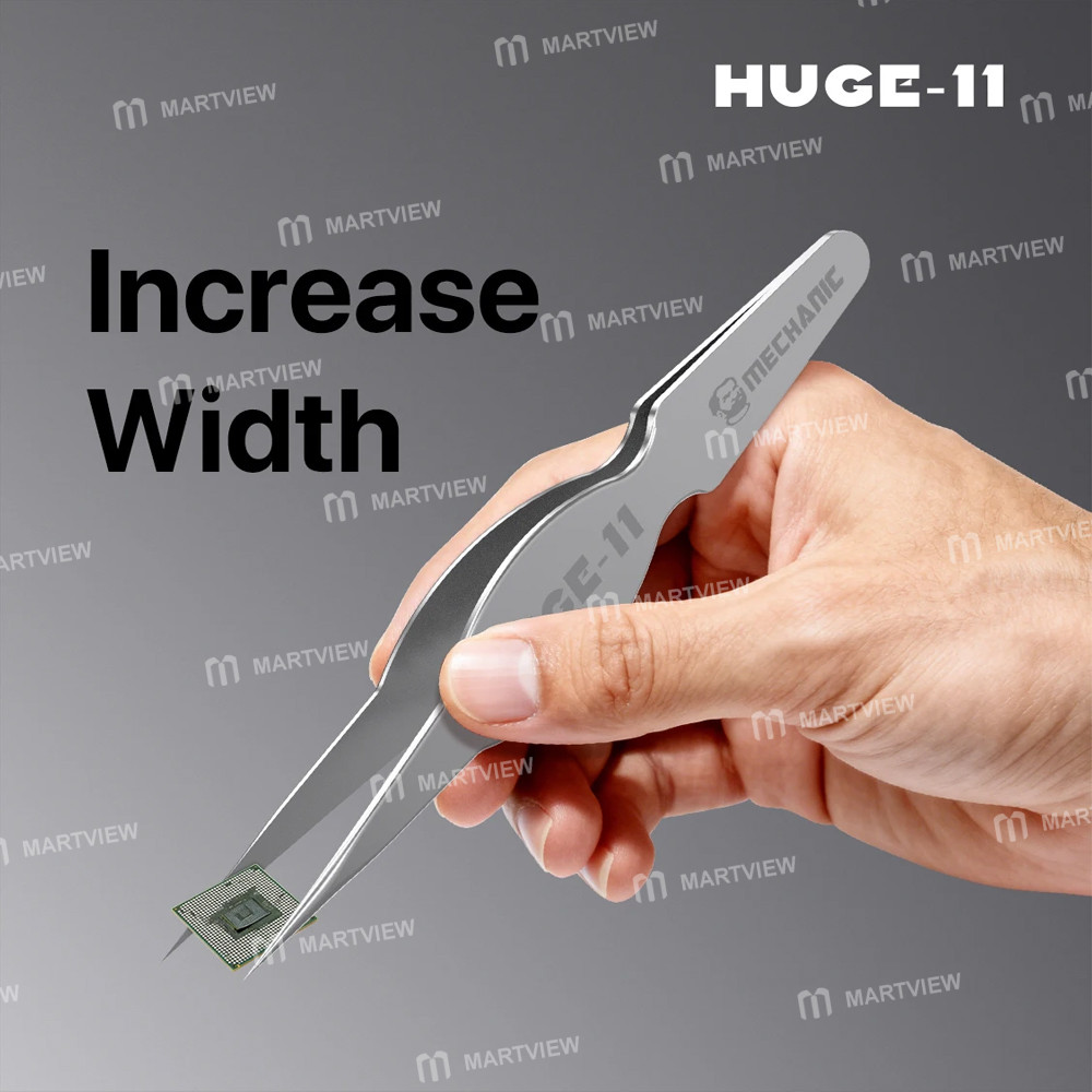 mechanic huge-11-wide-body-nonmagnetic-professional-repair-tweezers-3