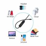 Acasis Type C USB-C Male to Male Fast Charge Cable with Multi-Function Screen Display