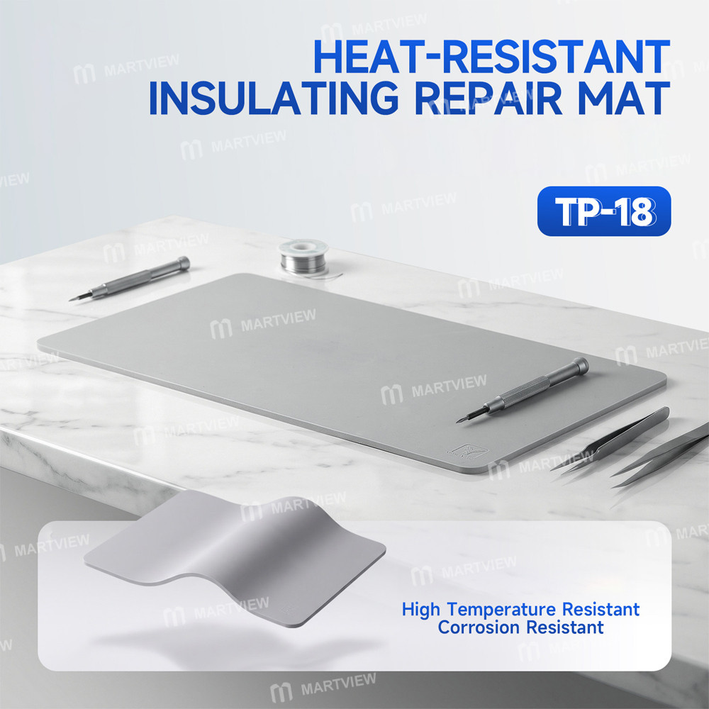 master young-tp-18-26x45cm-heat-resistant-anti-static-silicone-pad-for-pcb-soldering-repair-2