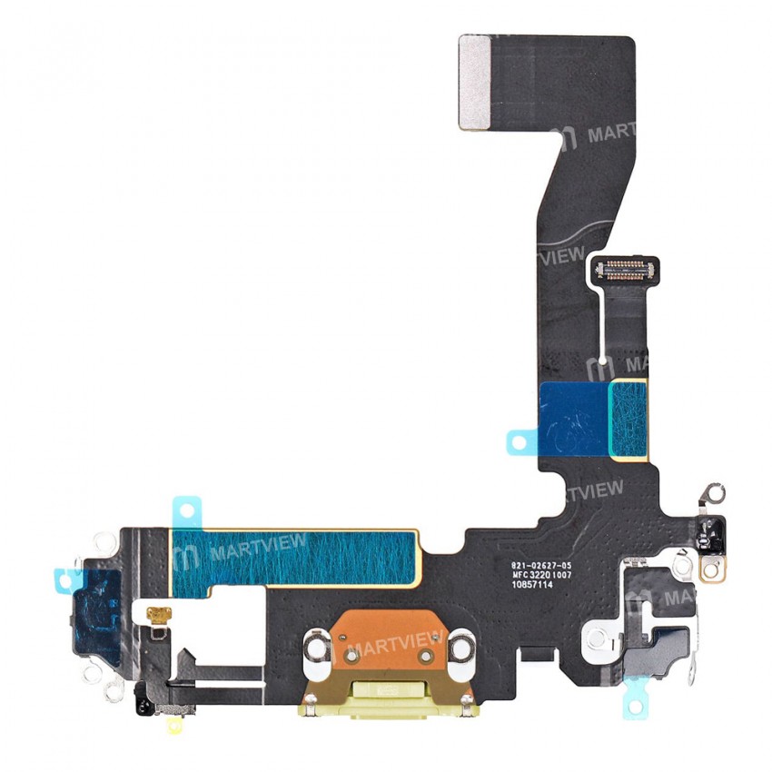 Replacement usb charging flex cable for iPhone 12 12 pro gold