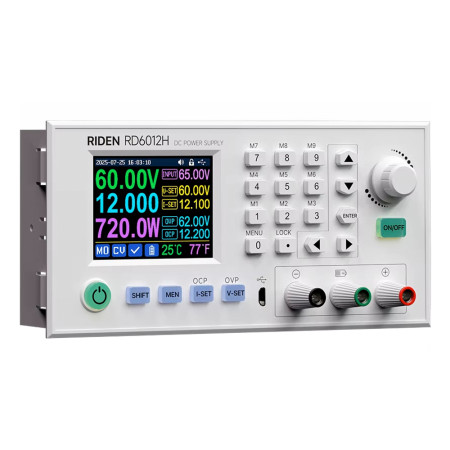 Riden RD6012H 60V / 12A Step-up / Step-down Module Adjustable High-Precision DC Regulated Power Supply