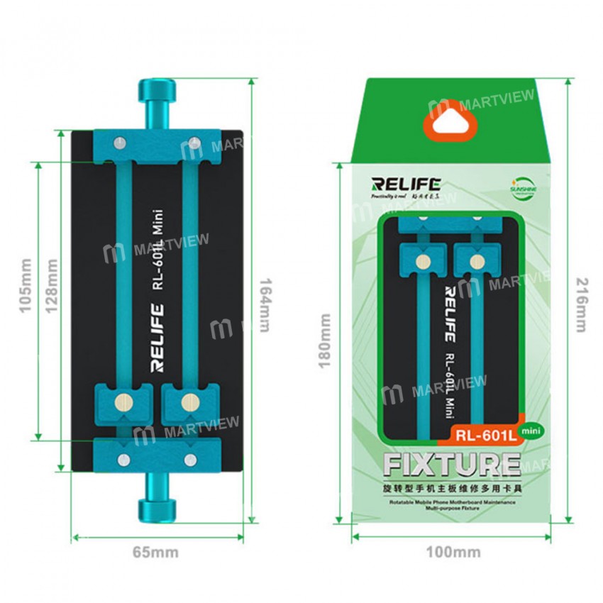 relife rl-601l-mini-360-rotating-buckle-type-motherboards-fixture-7