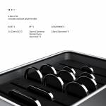 TBK Laser Handset Camera Lens Metal Protection Cover for iPhone 8 to 13 Pro Max - 11Pcs