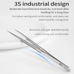 MaAnt SS-A SS-A1 Non-Magnetic Stainless Steel Precision Hand Polish Tweezer