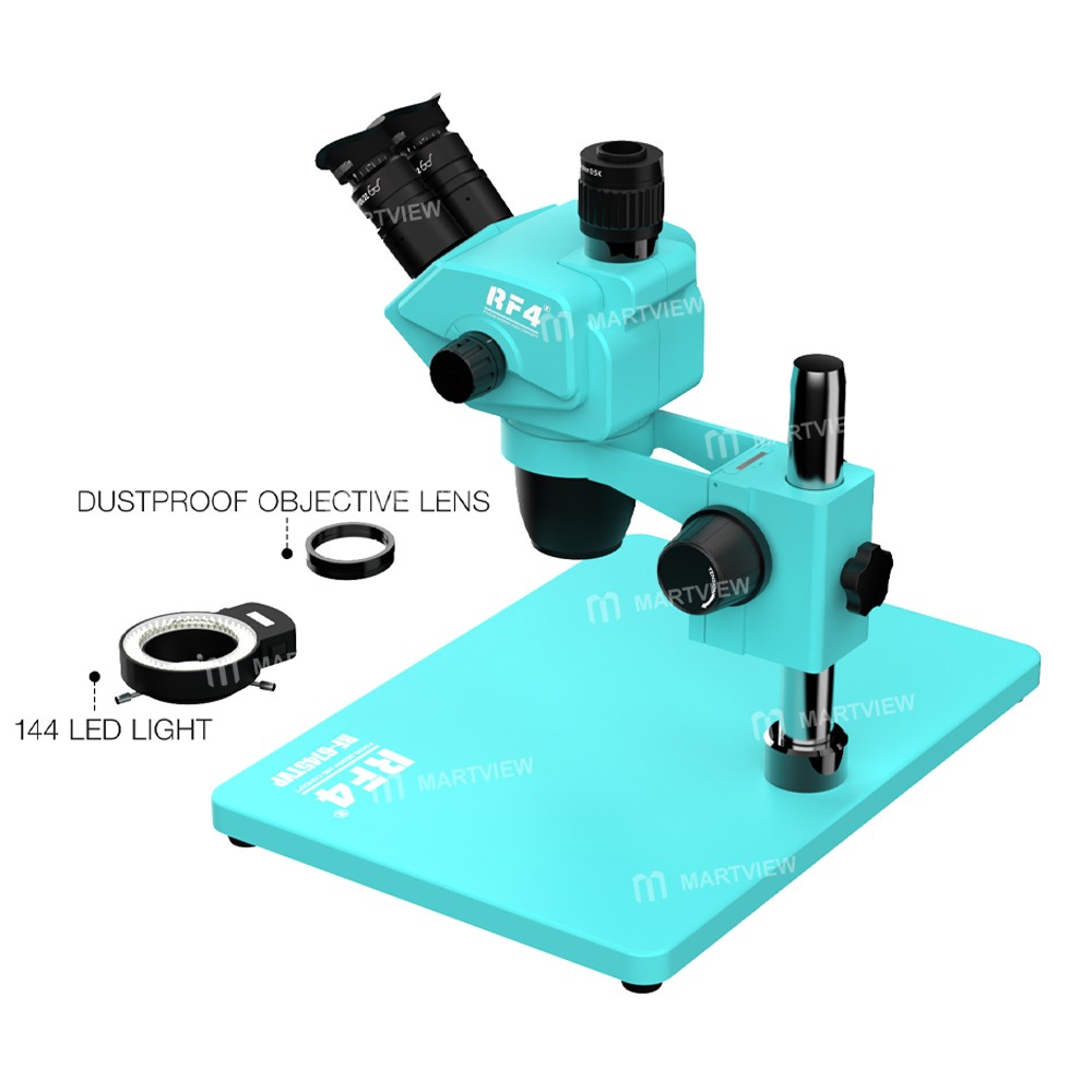 rf4 rf6745tvp-67-45x-synchronous-zoom-trinocular-stereo-microscope-with-aluminum-alloy-big-base-4