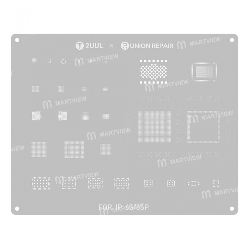 2UUL BGA Reballing Stencil Net for iPhone 6 - 12 Pro Max