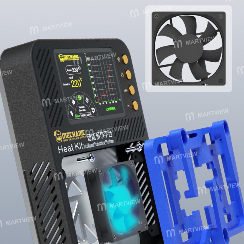 mechanic heat-kit-intelligent-reflow-soldering-heating-platform-for-iphone-11-to-13pro-max-motherboa