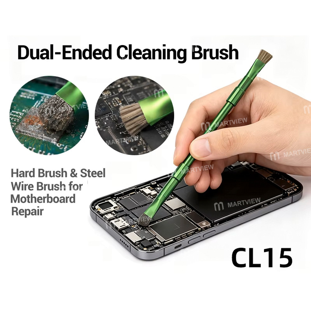 2uul cl15-dual-ended-cleaning-brush-hard-brush-steel-wire-brush-for-motherboard-repair-3