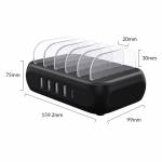 Orico APD-4U1C Type-C 5 Ports Charging Station with Phone Stand for iPhone / Android Phone / Earphon