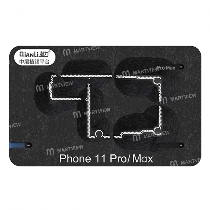 QianLi Middle Frame Reballing Platform BGA Reballing Fixture for iPhone 11 Pro / 11 Pro Max