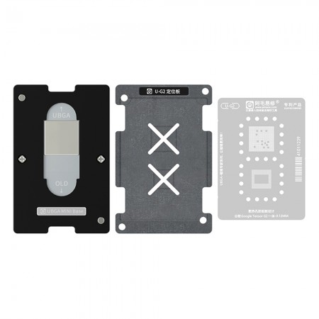 Amaoe U-G2 Tensor G2 CPU BGA Reballing Stencil Platform Set for Google Pixel 7 / 7 Pro
