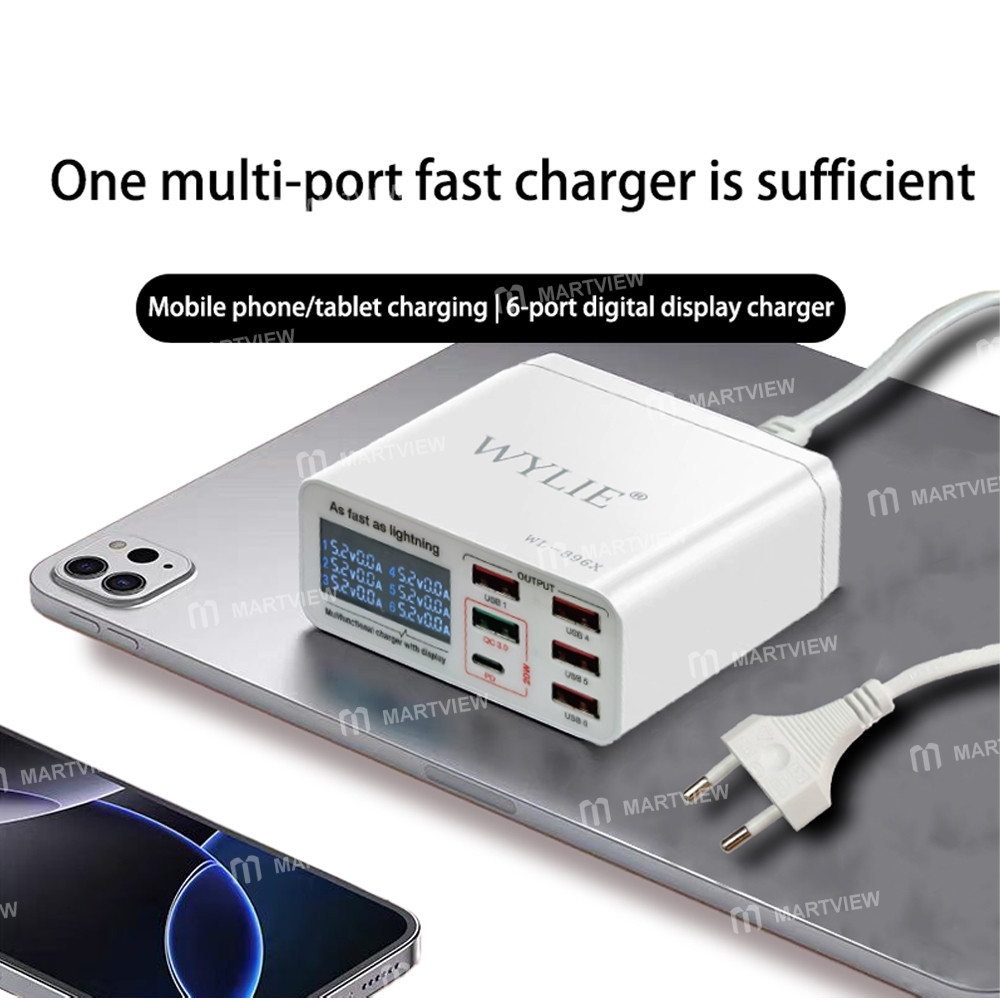 wylie wl-896x-40w-multi-port-usb-portable-digital-display-fast-charger-supports-qc30-pd31-1