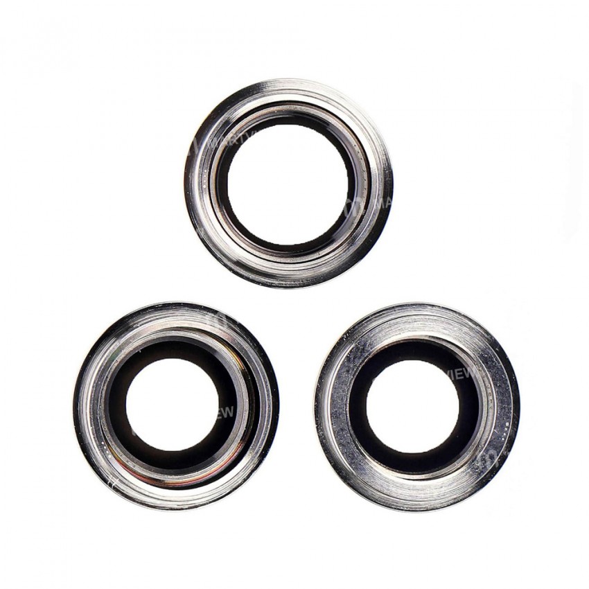 Replacement rear camera cover with lens for iPhone 12 pro max silver