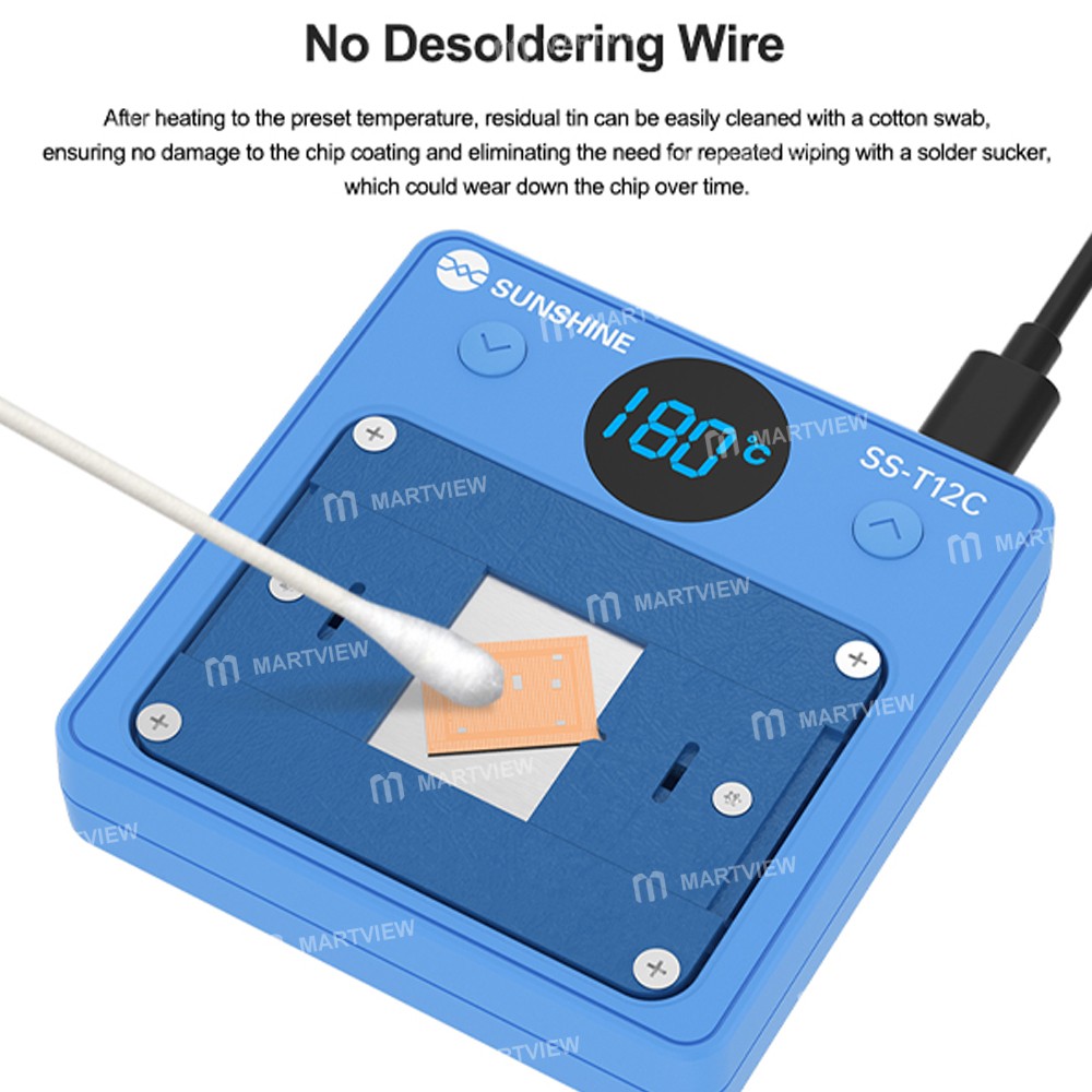 sunshine ss-t12c-constant-temperature-ic-chip-heating-glue-remover-compatible-most-chips-11
