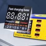 Mechanic iCharge 8 Pro 8-Port QC 3.0 Wireless Intelligent Fast Charging Station with LCD Display