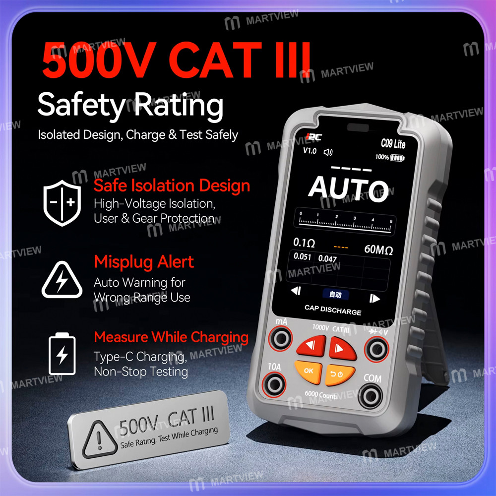i2c c09-lite-full-auto-industrial-multimeter-supports-capacitive-discharge-live-screen-mirroring-3