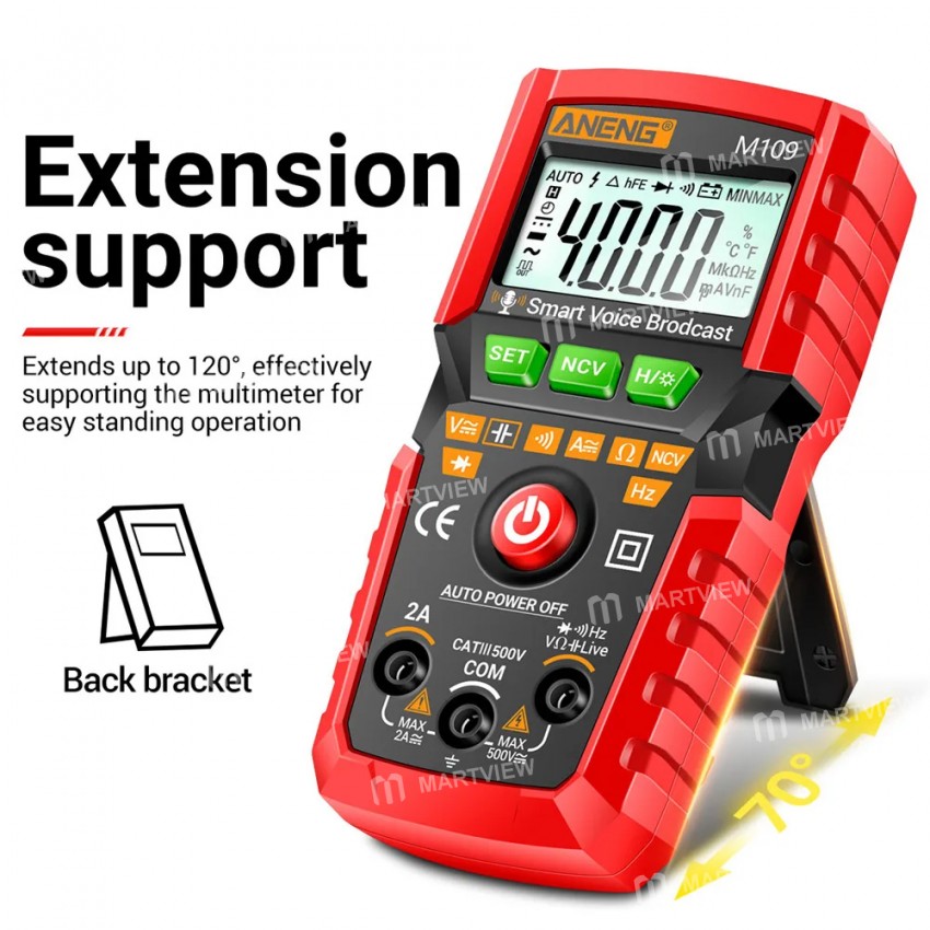 aneng m109-4000-intelligent-anti-burning-count-digital-multimeter-with-voice-announcement-4