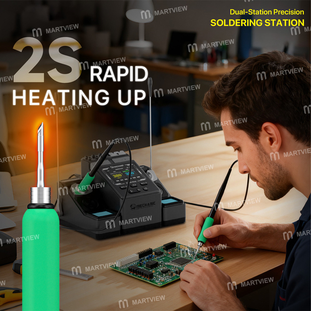 mechanic x200-max-pen-style-smart-temperature-adjustable-dual-station-precision-soldering-station-9