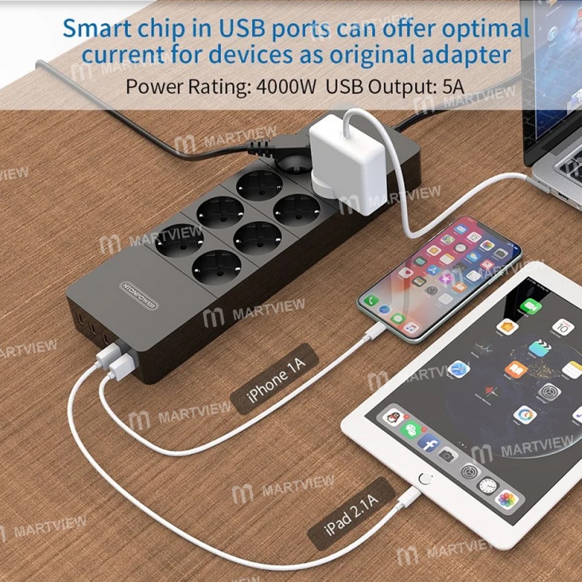 ntonpower hpc-8a5u-8-ac-outlets-surge-protector-power-strip-with-5-usb-ports-for-home-office-4