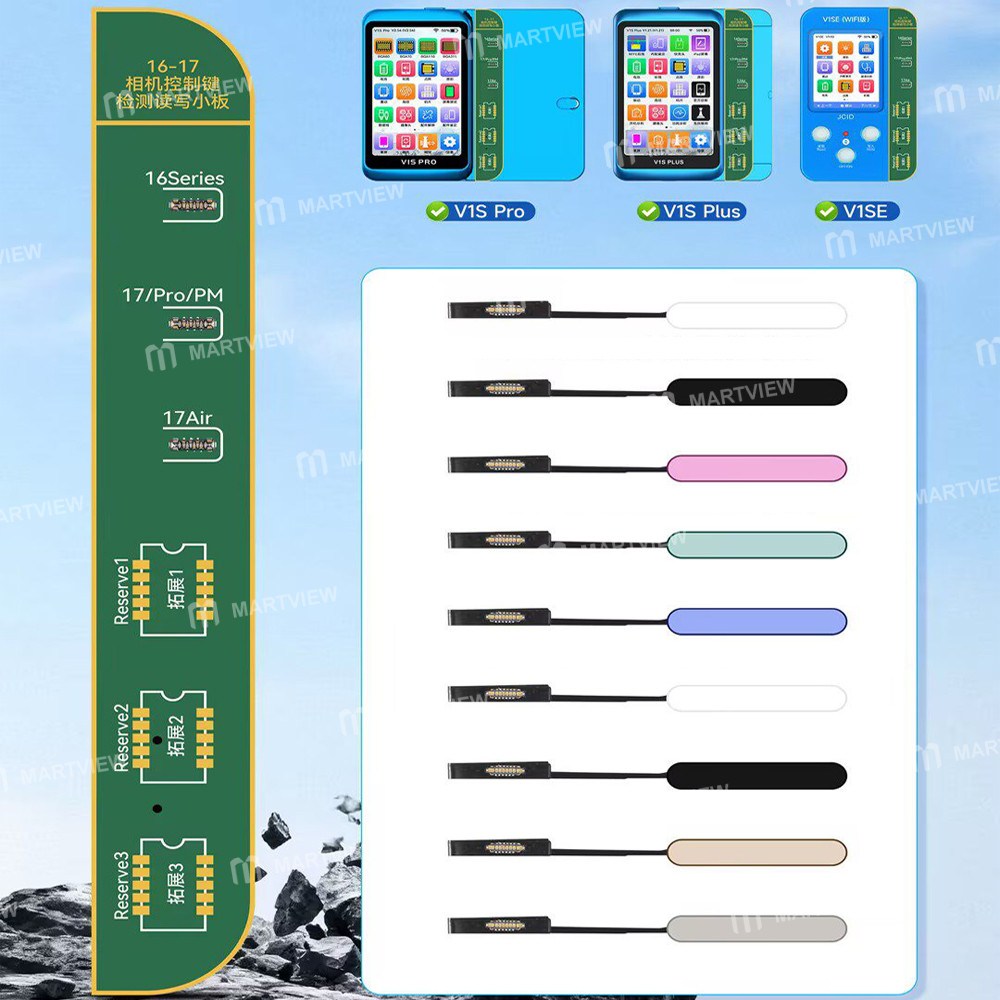 jcid camera-control-key-detection-and-read-write-board-for-iphone-16-17-series-3