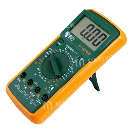 BEST DT9205M Handheld Professional Large LCD Screen Digital Multimeter with Data Hold