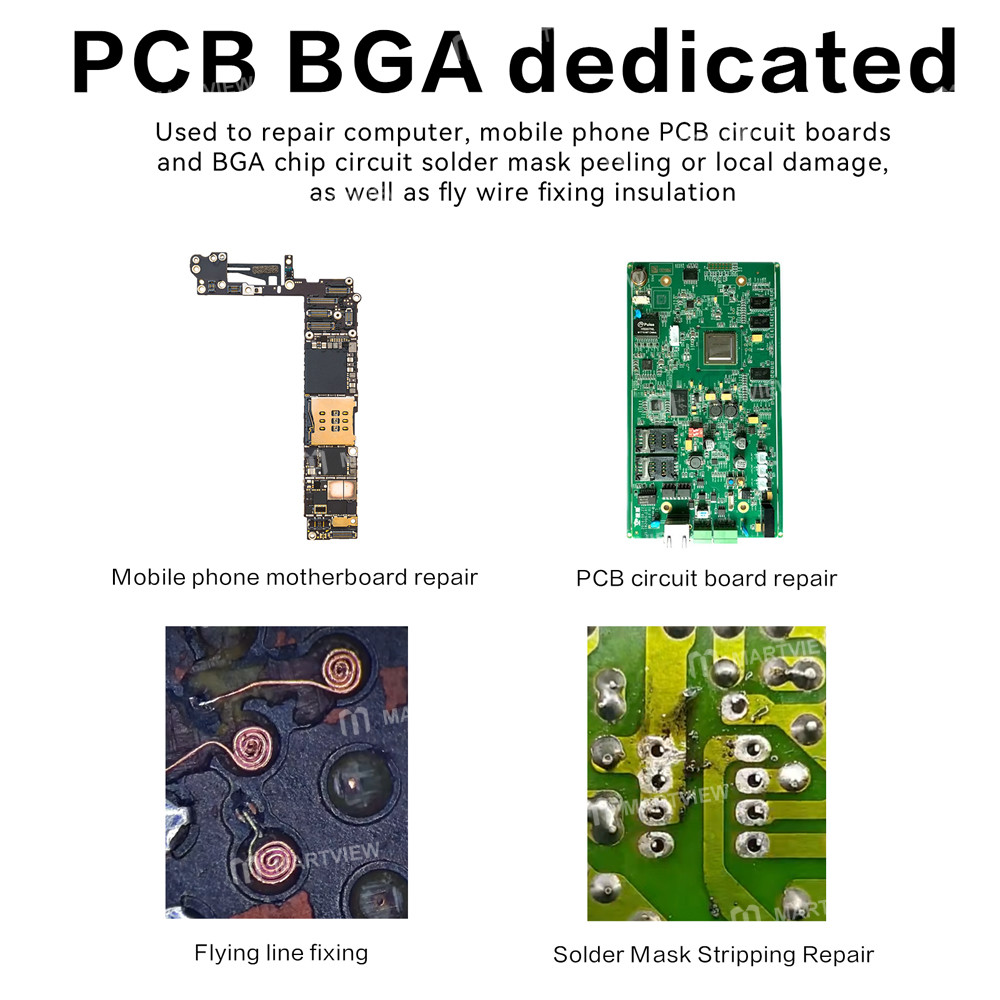 i2c quick-drying-type-solder-mask-white-oil-solder-mask-green-oil-dedicated-motherboard-jumper-wire-