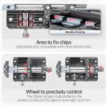 mage idea-jj-003-ultra-thin-fixture-with-adjustable-clamp-range-for-motherboard-ic-cpu-repair-8