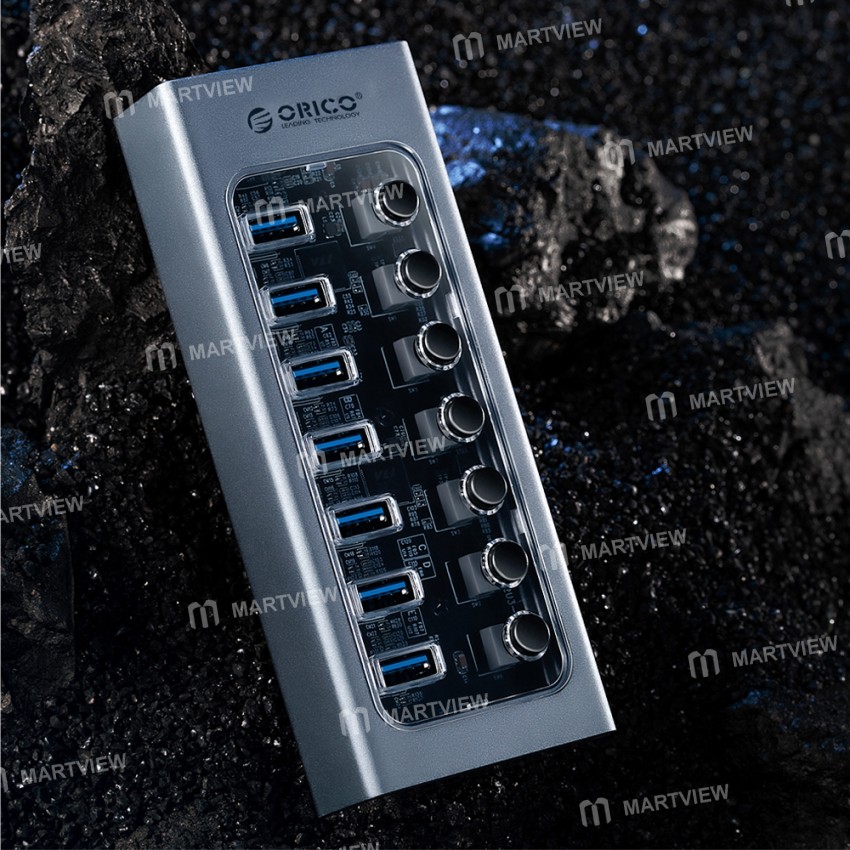 Orico AT2U3 Series 5Gbps USB-A 3.0 Multiport Splitter Extender HUB with Individual Switches