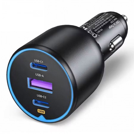 Ugreen 130W 3-Port Super Fast Charger Car Charger Compatible Multiple Protocols