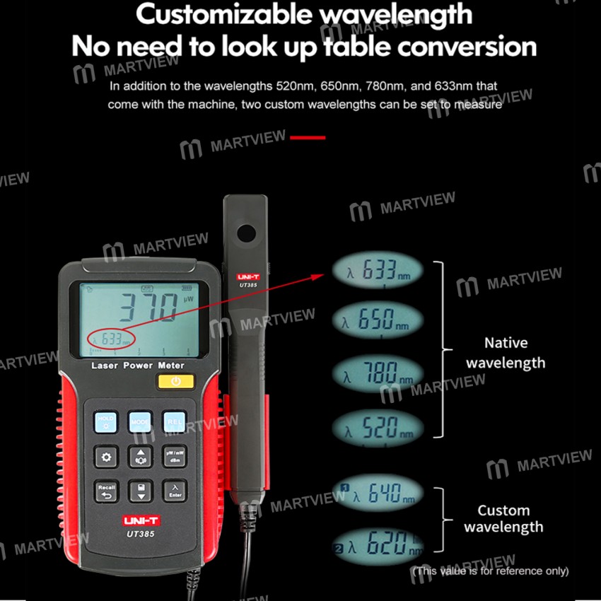 UNI-T UT385 Infrared Semiconductor Laser Power Analyzer for Precision Power Measurement
