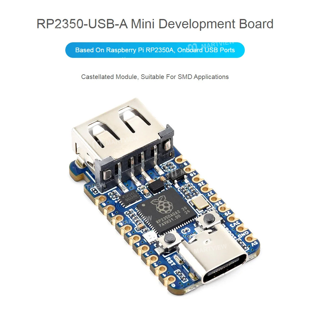 rp2350 usb-a-mini-development-board-with-usb-port-based-on-raspberry-pi-rp2350a-5