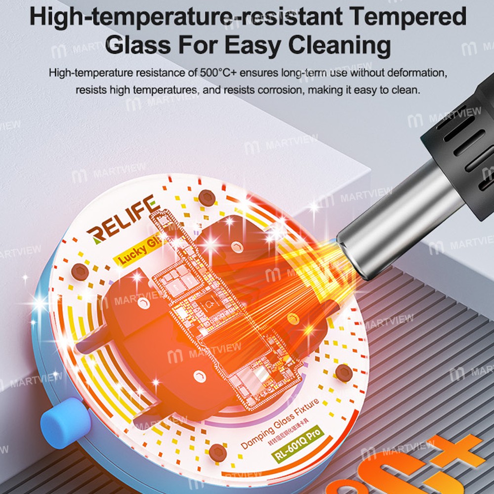 relife rl-601q-pro-rotating-damping-tempered-motherboard-repair-glass-fixture-12