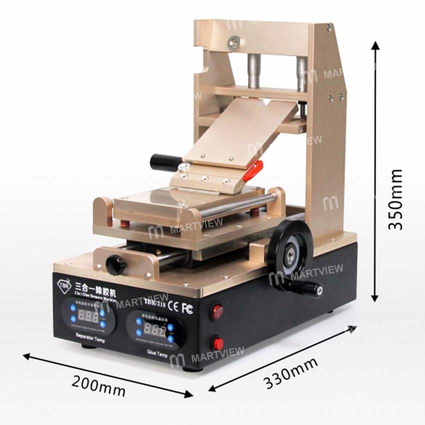 TBK-318 3-in-1 Mobile Phone LCD Screen Separator with Preheater and OCA Glue Polarizer