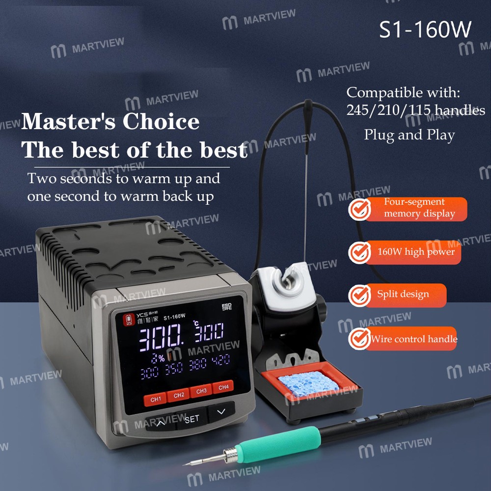 ycs s1-160w-control-temperature-soldering-station-compatible-210-245-115-handle-2