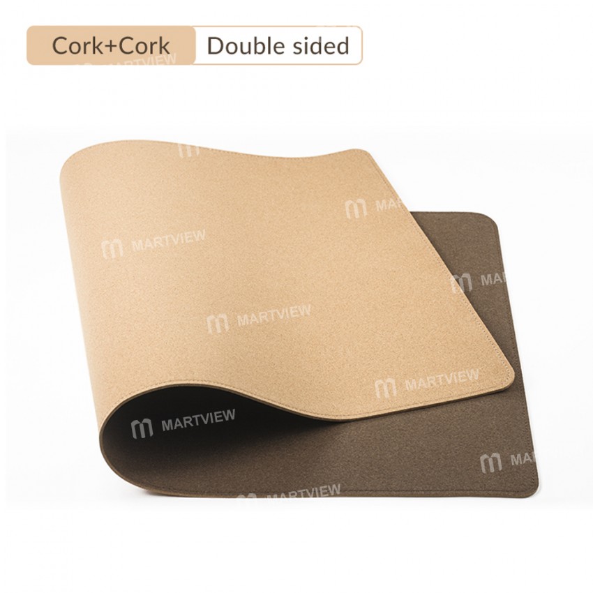 Orico Large Anti-slip Natural Cork Double-side Desk Mouse Pad for PC Laptop