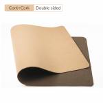 Orico Large Anti-slip Natural Cork Double-side Desk Mouse Pad for PC Laptop
