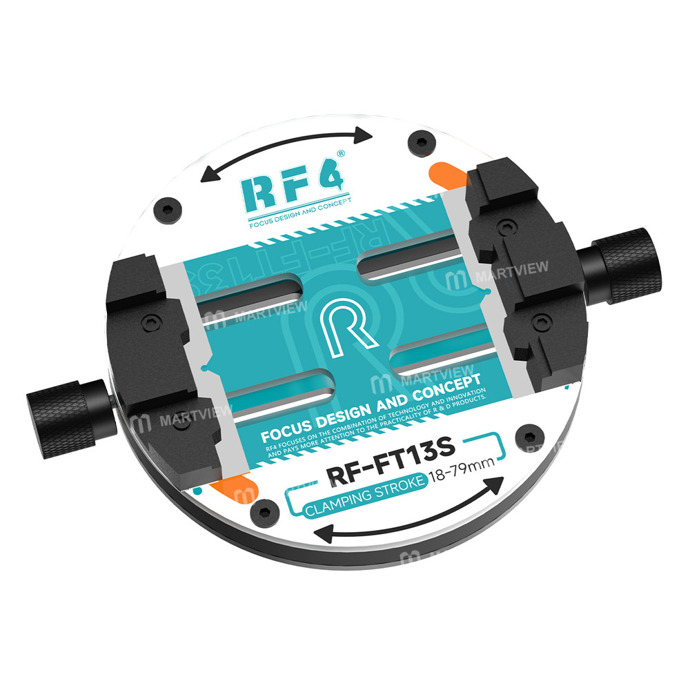 rf4 rf-ft13s-dual-knob-single-axis-ring-shaped-tempered-glass-motherboard-repair-fixture-1