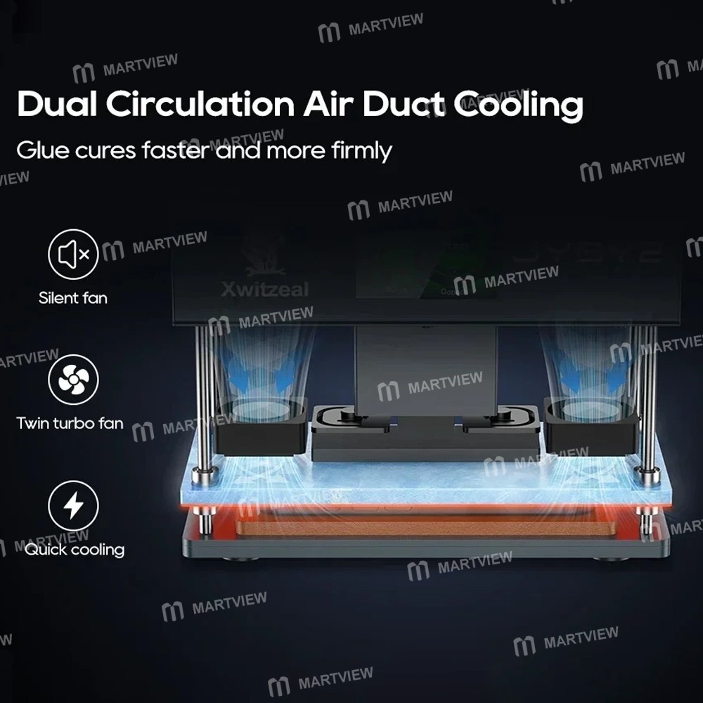 xwitzeal jyby2-universal-mobile-phone-heating-pressure-maintain-laminating-holding-machine-7