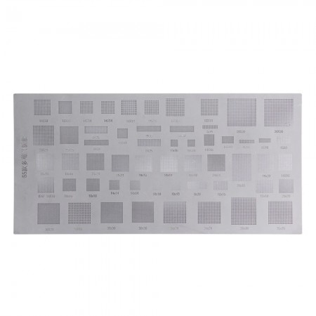 Kaisi 55 Kinds of Universal Mobile Phone Solder Paste BGA Reballing Stencil