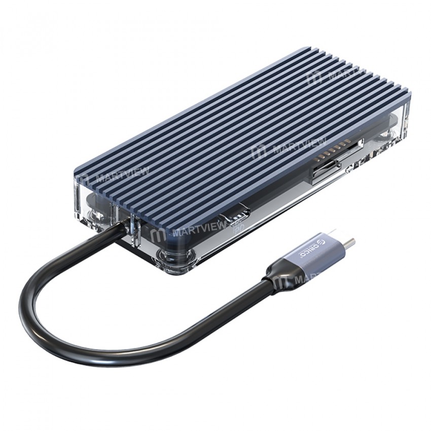orico wb-series-type-c-to-multiple-interfaces-transparent-hub-5
