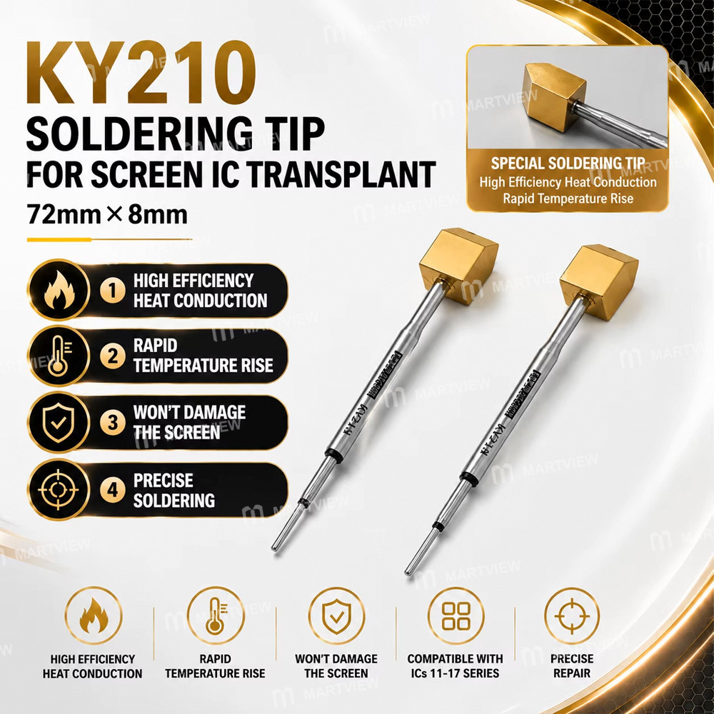 keguan ky210-soldering-iron-tip-specialized-for-screen-ic-transplant-compatible-with-iphone-11-17pm-