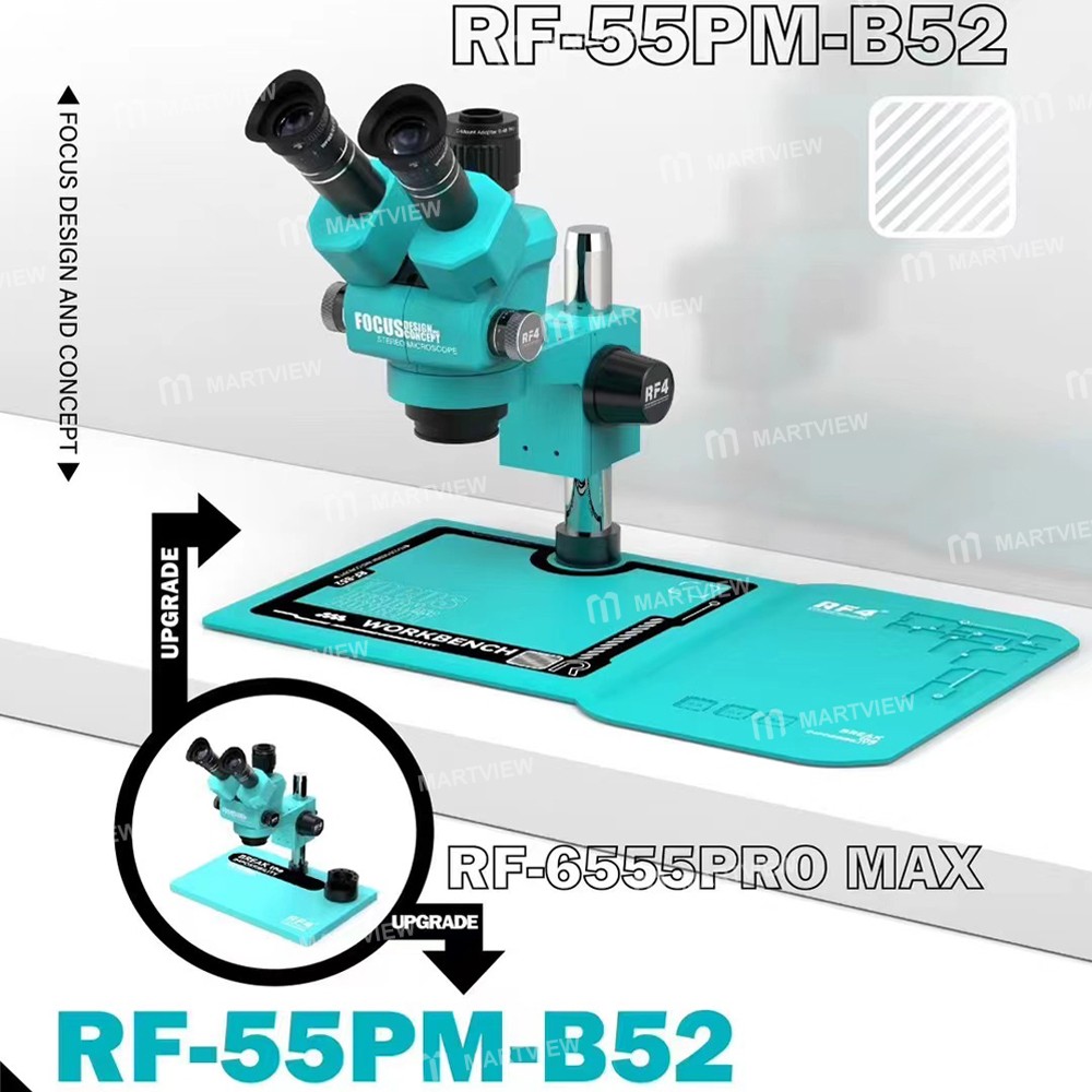 rf4 rf6555pro-max-65-55x-synchronous-zoom-trinocular-stereo-microscope-with-aluminum-alloy-base-6